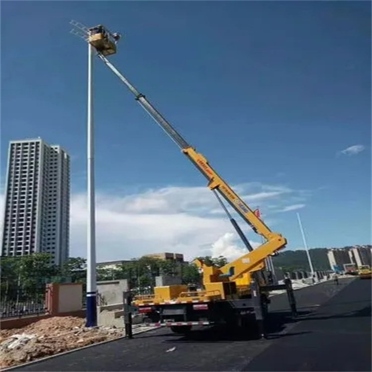 下陆维修路灯的曲臂升降车出租