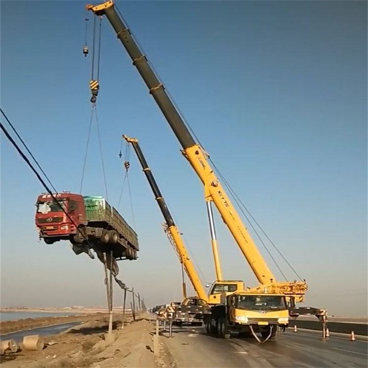 下陆吊车怎么吊货车